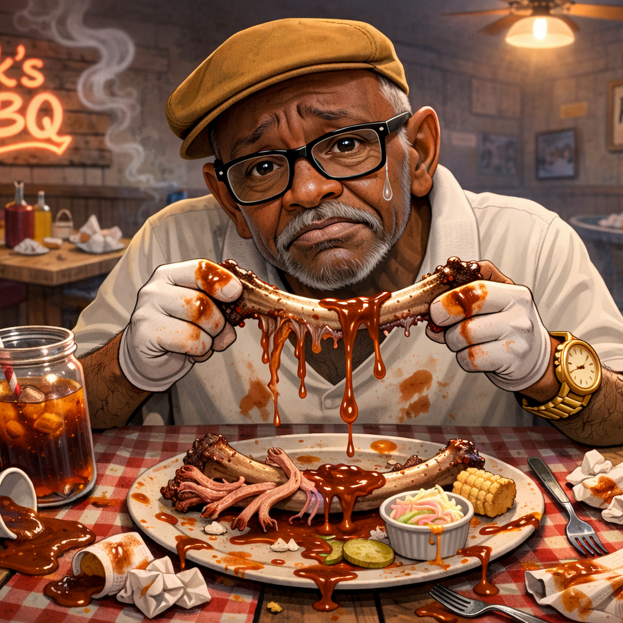 "Mr. Tenderism" Fired From His Own BBQ Store??