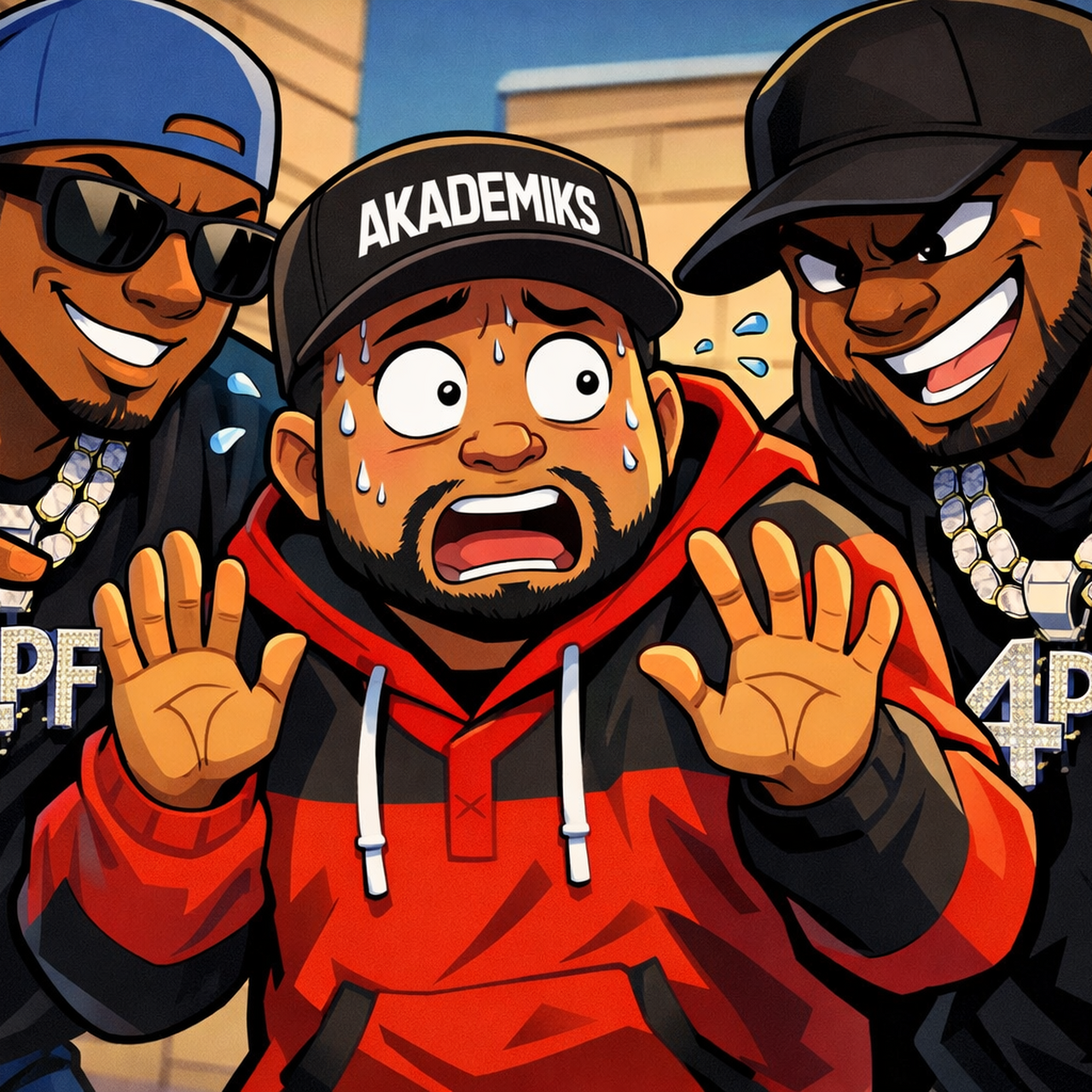 Akademiks Slapped Up By Lil Baby's Blunt Roller?